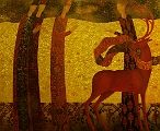 'Idylls Of The King' (diptych), 160x190cm, oil on canvas, © 2013 Timur D'Vatz